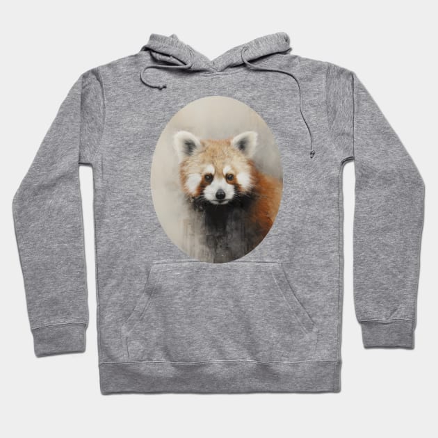 Red Panda Hoodie by OspreyElliottDesigns